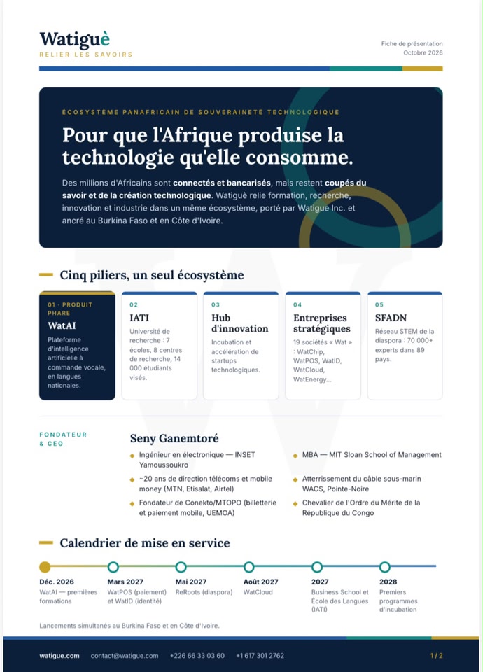 Techniciens, Ingénieurs, et Scientifiques du Burkina Faso - Ties-Bf